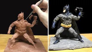 Sculpting BATMAN - Time-lapse