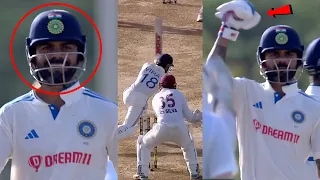 Virat kohli did sarcastic boundary celebration when hitting 4 after 81 balls against wi | IND vs WI