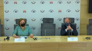 2021-05-25 Seimo narės Laimos Andrikienės spaudos konferencija (lietuvių k.)