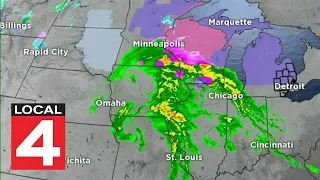 Wintry mix to fall across Metro Detroit Monday; Winter weather advisory in effect