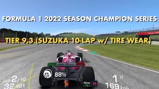 Real Racing 3 RR3 Formula 1 2022 Season Champion Series Tier 9.3