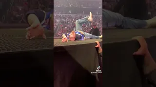 Post Malone falls on stage at St Louis concert 🤕#shorts #postmalone #trending #rap #viral