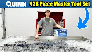 Unboxing our QUINN Master Technicians Tool Set w/ 428 Piece! From Harbor Freight