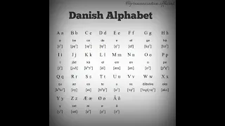 Danish Alphabet #shorts #pronunciation #language #danish #alphabet #education #world
