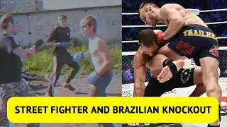 TOUGH FIGHT between street fighter and Brazilian knockout artist! Sergey Romanov’s debut in M-1.