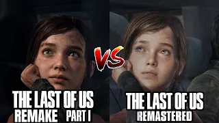 The Last of Us Part 1 Remake vs Remastered - A MASSIVE UPGRADE?