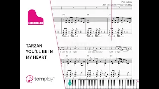 Tarzan - You'll be in my heart by Phill Collins 🎹