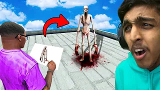 GTA 5 : Do Not Draw This 😱🥵(TERRIFYING) !!