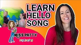 Learn Greeting Song for Children | Hello Song by Patty Shukla Nursery Rhyme