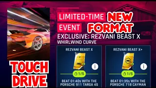 [Touchdrive] Asphalt 9 - EXCLUSIVE - REZVANI BEAST X (NEW FORMAT) with TARGA & CAYMAN