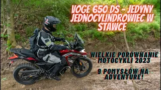 Voge 650 DS - motocykl z nieuwolnionym potencjałem. Test podczas porównania 9 pomysłów na adventure