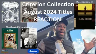 Criterion Collection August 2024 Titles REACTION!