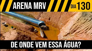 ARENA MRV 4K AGUA ACUMULANDO NA ENTRADA DA TUBULAÇÃO - 27/08/2020