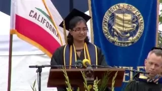 Berkeley's 2016 University Medalist Kaavya Veliveti Commencement Speech