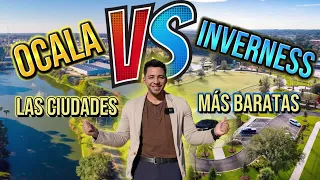 LAS CIUDADES MÁS BARATAS DE FLORIDA🤯INVERNESS vs OCALA ¿Cuál escogerías para vivir?