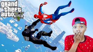 GTA 5 - Spiderman vs Venom Epic Ragdolls Compilation 12 (Euphoria Physics, Fails, Funny Moments)