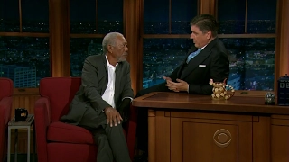 Late Late Show with Craig Ferguson 6/20/2012 Morgan Freeman, Ben Dukes