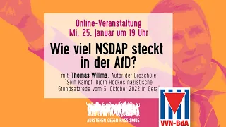 Wie viel NSDAP steckt in der AfD? mit Thomas Willms