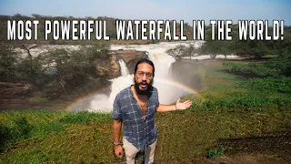 Visiting the MOST POWERFUL WATERFALL IN THE WORLD - Murchison falls Uganda