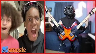 Guitarist Plays TWO GUITARS at once on Omegle