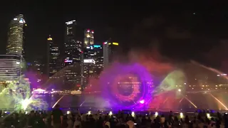 Лазерное шоу в Сингапур, Spectra Water Show, Singapore