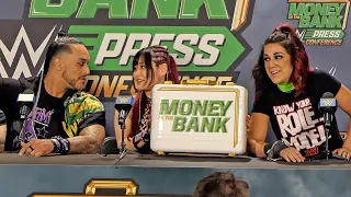 POST PPV | Damian Priest, Iyo Sky & Bayley • PRESS CONFERENCE | MONEY IN THE BANK | WWE London