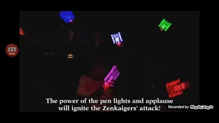 zenkaiger live show in tokyo dome city commercial 2021