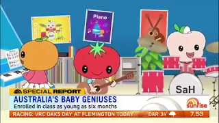 Sunrise News Segment (Shichida Australia) "The baby geniuses starting school at 6 months old"