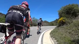 Extra long Indoor Cycling 3 Mountain Workout Spain Ultra HD Video