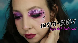 Insta-Batty EYE ART Makeup Tutorial; 31 Days of Halloween 2020