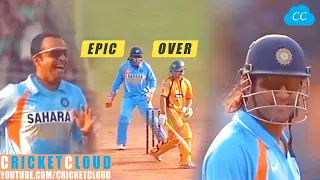 MS Dhoni's Cheeky Sledging behind the Stumps | EPIC OVER by Murali Kartik | On Hat-trick Twice !!