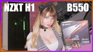 AMD’s new B550 chipset is perfect for Mini ITX builds ~ B550I Aorus Pro + NZXT H1