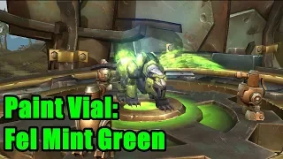 Paint Vial: Fel Mint Green - Available in Eight Colors