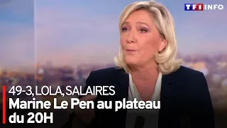 Marine Le Pen sur le 49.3 : "Le gouvernement manque de sens du compromis"