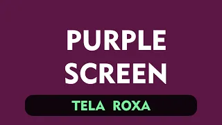 Rain Sound for Sleeping and Relaxing🌧 Purple Screen⏳ 11 Hours😴 Good Sleep!👑#19