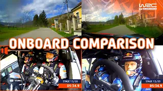 FULL ONBOARD - SS13 Ogier vs Tänak | WRC Croatia Rally 2023