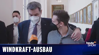 Darum gibt es in Bayern so wenige Windräder | heute-show vom 04.03.2022