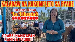 LIVESTOCK BUYING AT LA LIBERTAD STOCKYARD | KALABAW NA KUKOMPLETO SA BYAHE | SOLLE'S GANDANG BUHAY