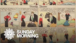 An exhibition of rescued comic strip art