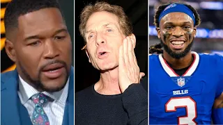 "THATS A LIE!" Michael Strahan DESTROYS Skip Bayless FAKE Damar Hamlin APOLOGY!