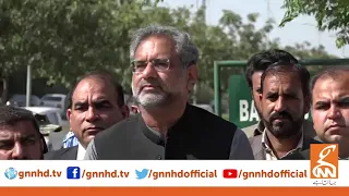 PML-N Leader Shahid Khaqan Abbasi Media Talk | GNN | 26 March 2021