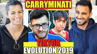 TIKTOK EVOLUTION 2019 | CARRYMINATI | REACTION!!