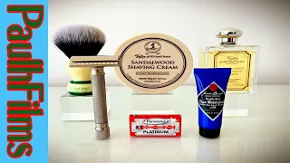 Parker Variant Adjustable D.E.Razor | T.O.B.S. Sandalwood Shaving Cream