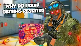 "WHY DO I KEEP GETTING RESETTED" (Black Ops 4 Gun Game Rage Reactions)