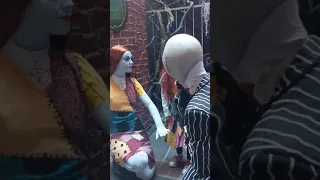 Sally meeting Jack and Sally - Disneyland September 2019