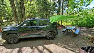 Episode 3 - Jeep Renegade Camping during thunderstorm