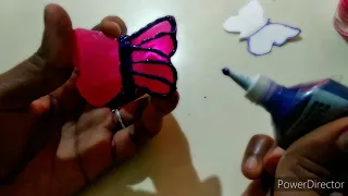 Wall decor with plastic bottle/ ( How to make beautiful butterfly with plastic bottle)