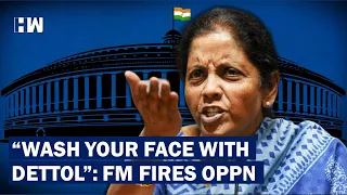 Wash Your Face With Dettol': FM Nirmala Sitharaman Slams Congress Over Corruption Charges |