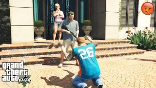 GTA 5 - What Happens if You Reach Michael's House BEFORE JIMMY POISONS MICHAEL (secret ending)