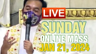 SUNDAY LIVE MASS TODAY REV FR DOUGLAS BADONG JANUARY 21, 2024